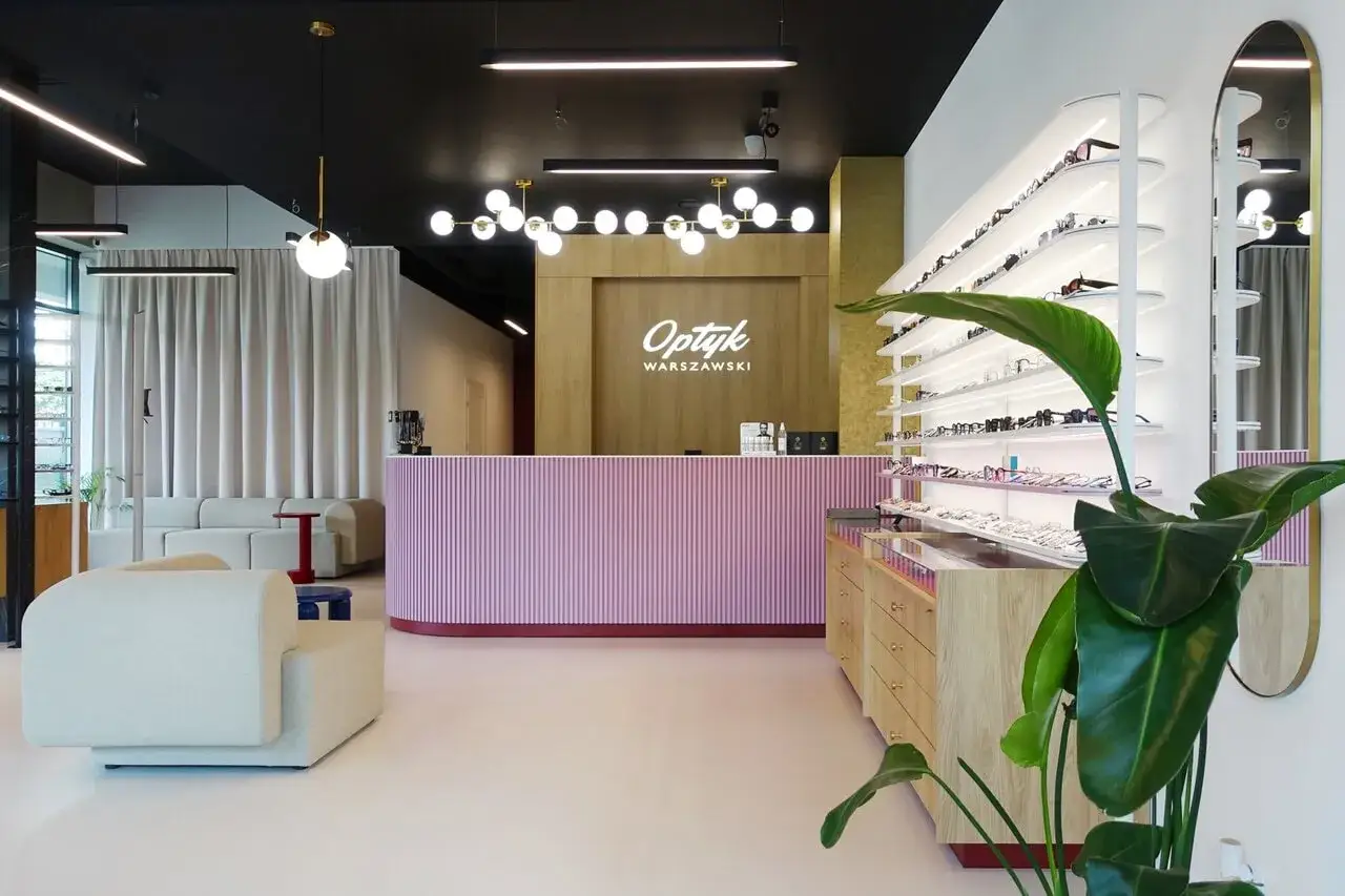 salon optyczny wnętrze
