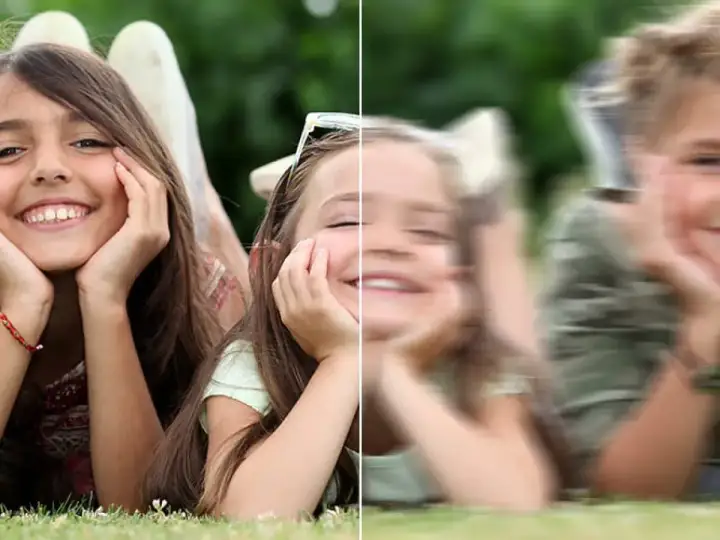 Krótkowzroczność -3 D - jak widzi się bez okularów?
